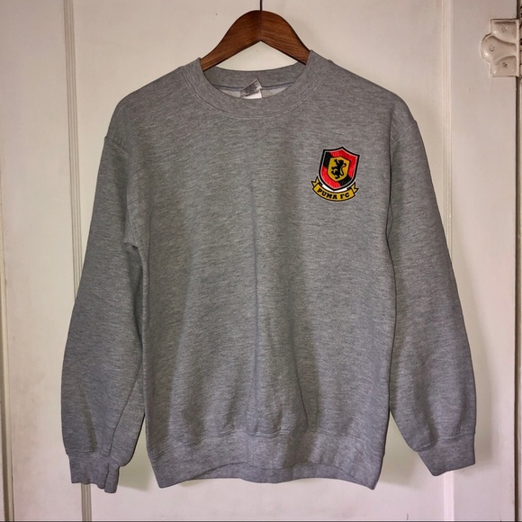 Preppy Puma FC Soccer Sweatshirt - Picture 1 of 3
